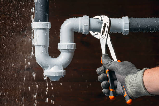 Professional Sewer Line Repair technician working in Hostetter, PA